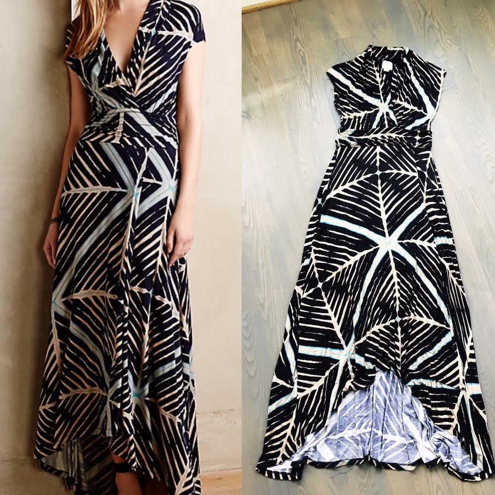 Anthropologie Mauve Desert Star Maxi Dress