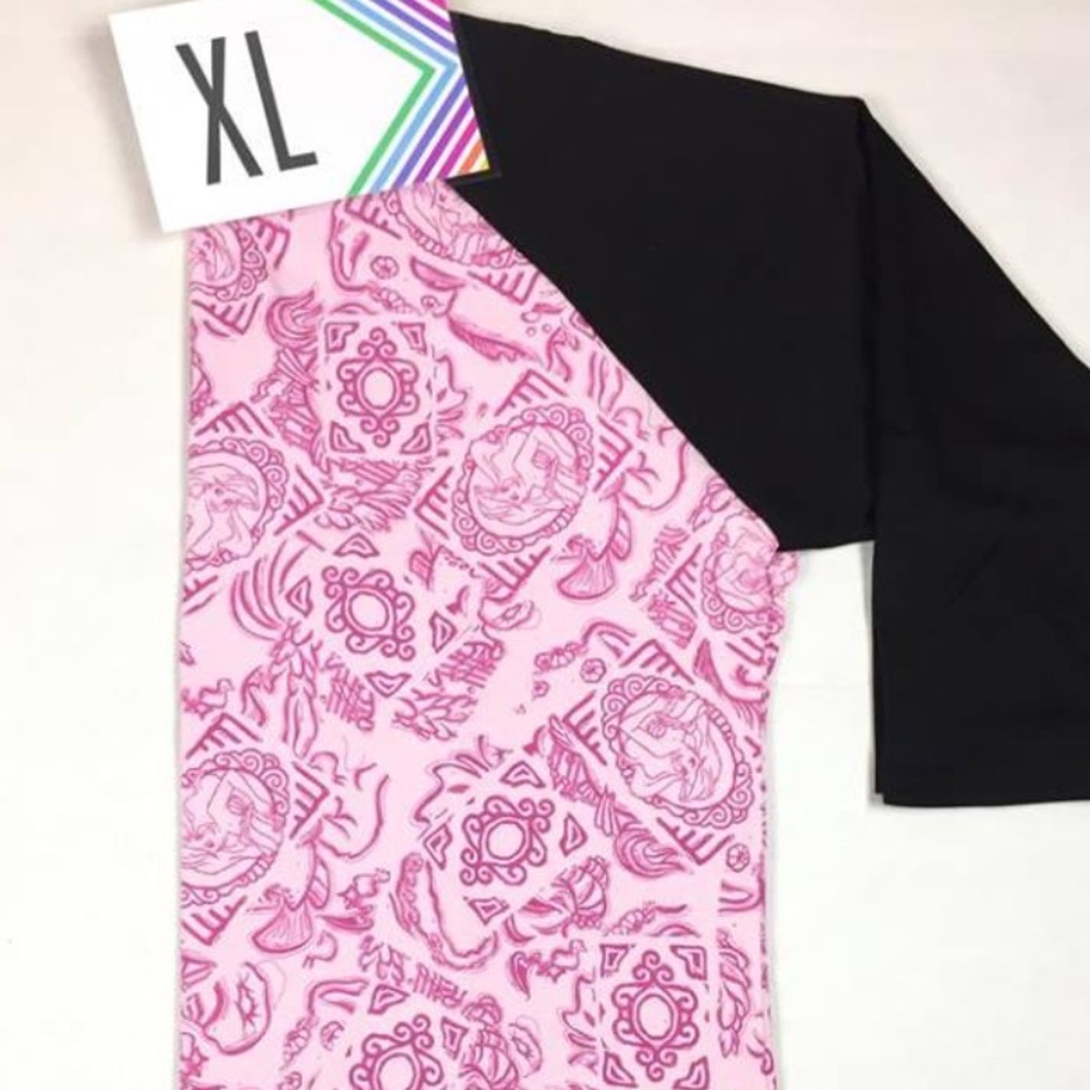 Lularoe BNWT Pink and Black Ariel Randy