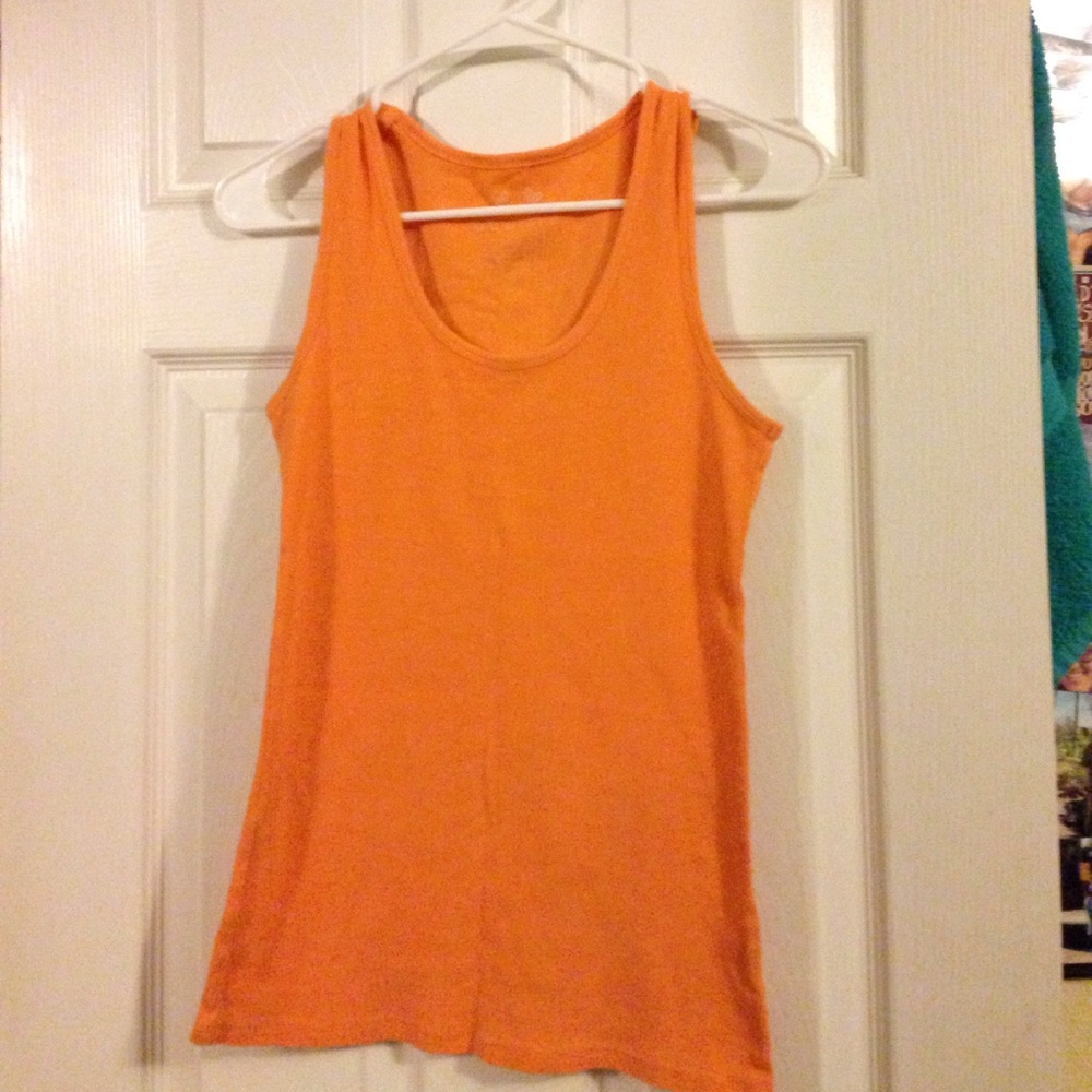 Orange tank top