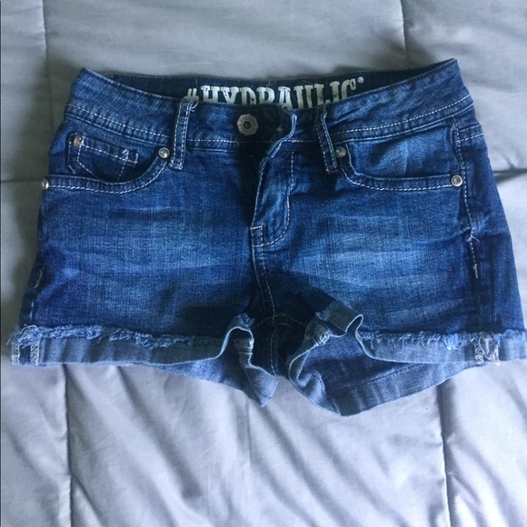 Hydraulic denim girls shorts - Picture 1 of 2