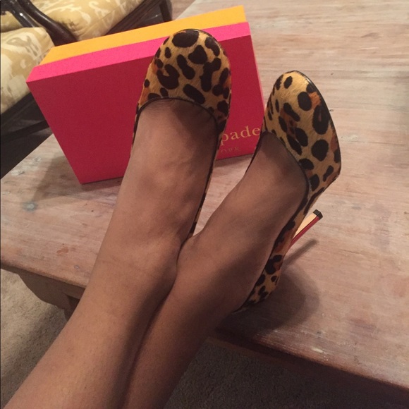 kate spade Shoes - Kate Spade karolina leopard print heels