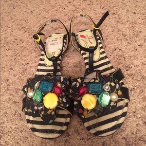 Bejeweled sandals!!!