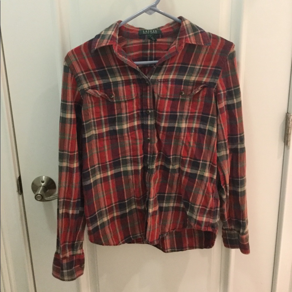 Ralph Lauren flannel. Size S