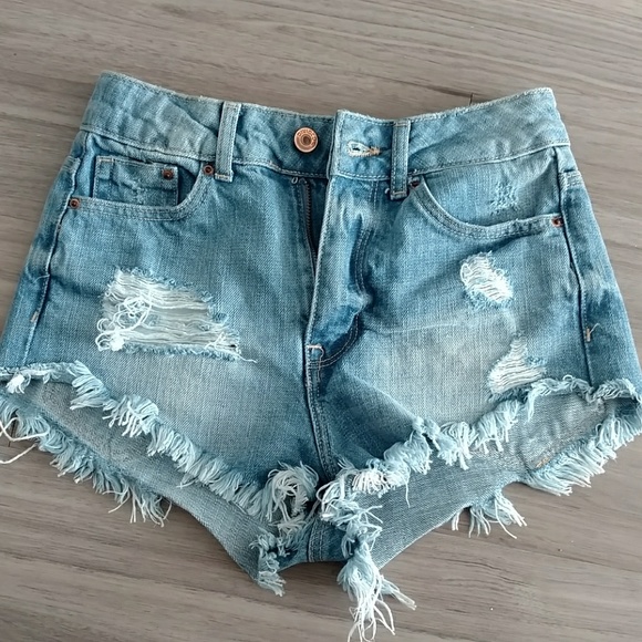 H&M Pants - Denim high waisted shorts H&M