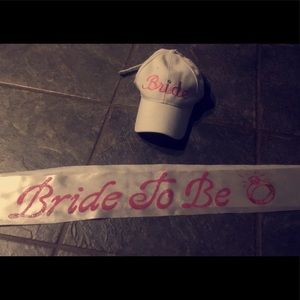 Bride Hat and Bride to be sash