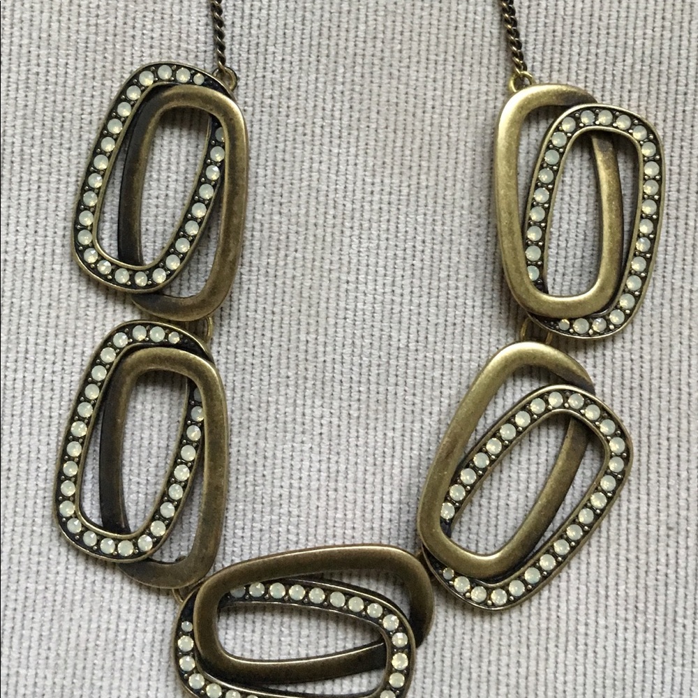 Antique Links Necklace - Touchstone Crystal