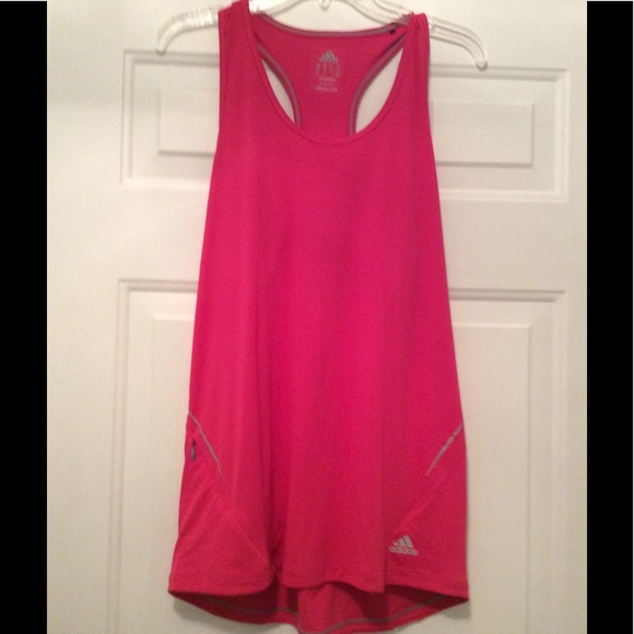 adidas Tops - 🌺 ADIDAS DRI-FIT PINK TOP WITH A CUTE RACER BACK.