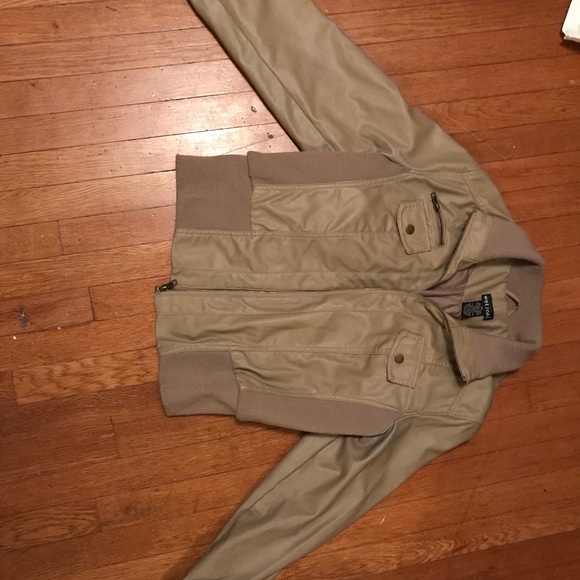 Tan Leather Jacket - Picture 1 of 4