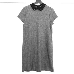 Ann Taylor embellished collar knit dress