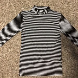 Tight fitted striped shirt