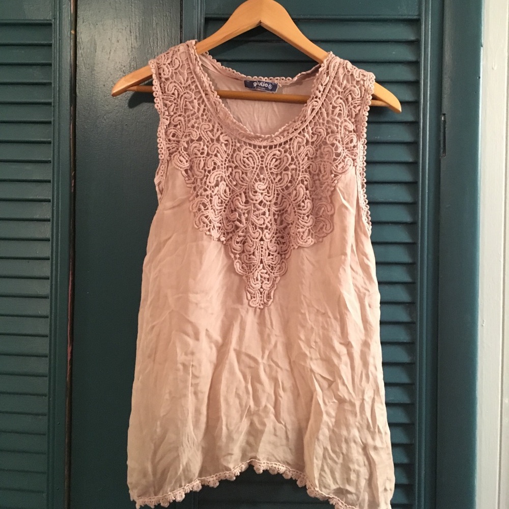 Flowing silk top