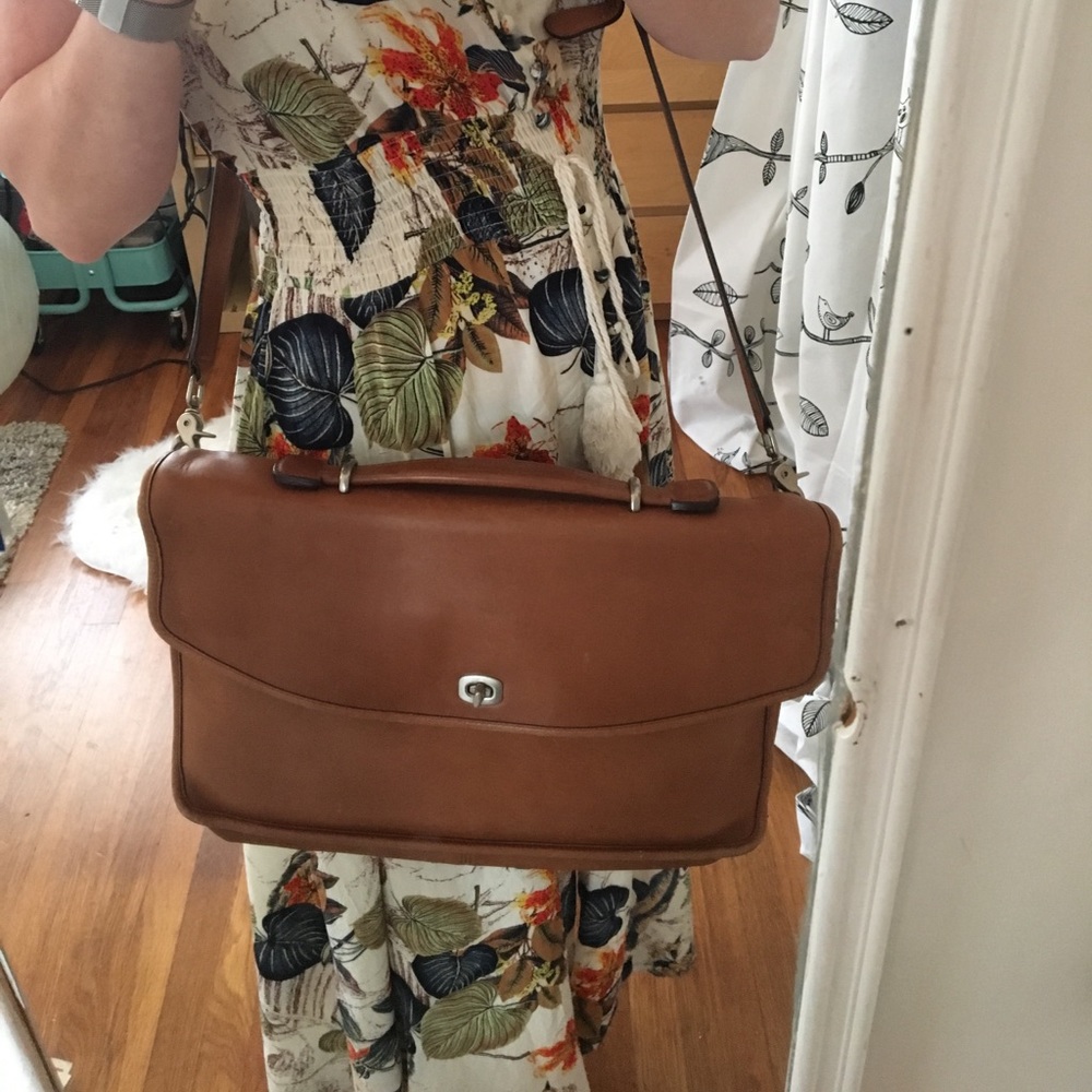 Vintage women's coach briefcase