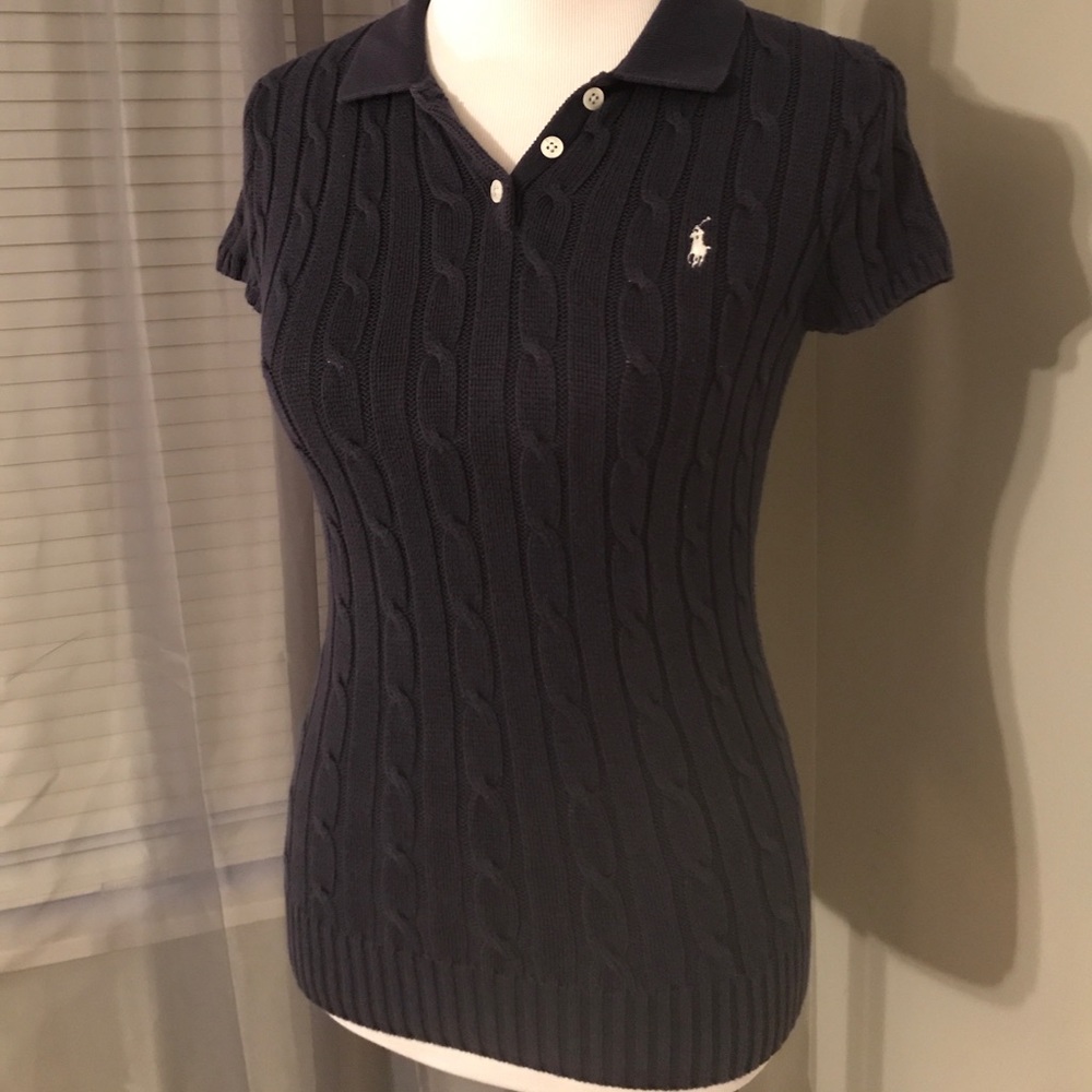 Navy Ralph Lauren polo sweater