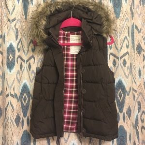Aeropostale Hooded Puffer Vest FINAL PRICE