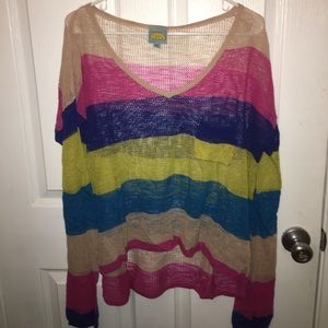 C&C long sleeve colorful shirt