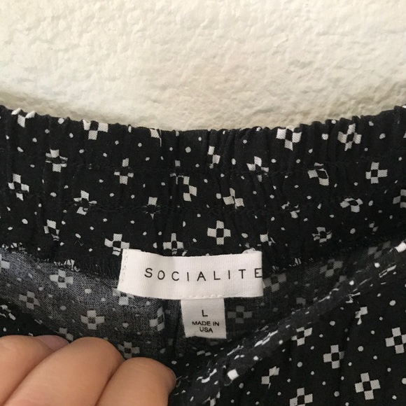 Nordstrom Socialite Black Lightweight Jogger Pant - Picture 7 of 8