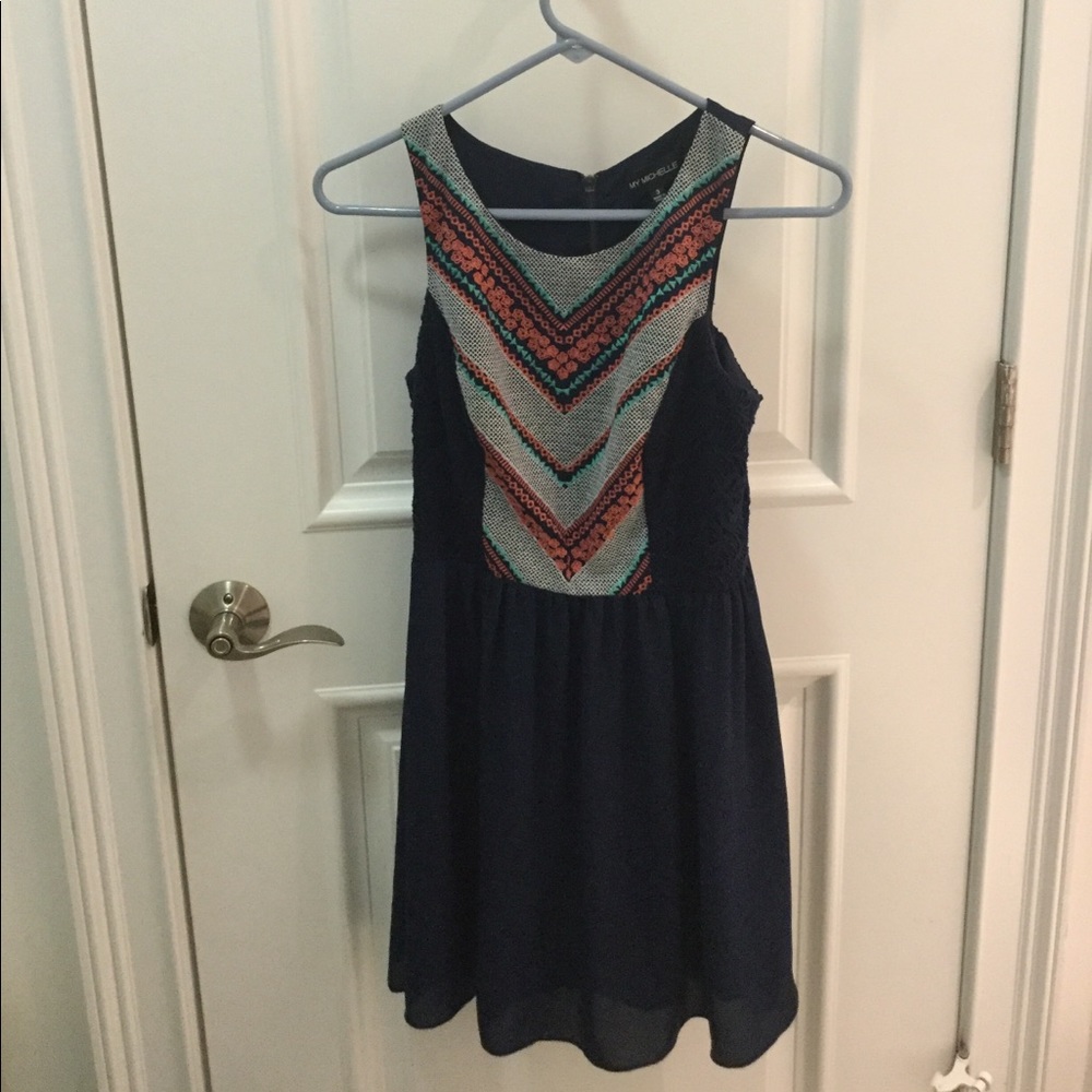 Navy blue nice dress. Size 3
