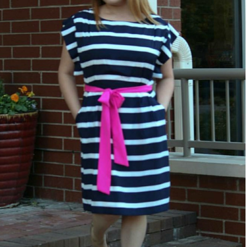 Final drop...Eliza J striped dress