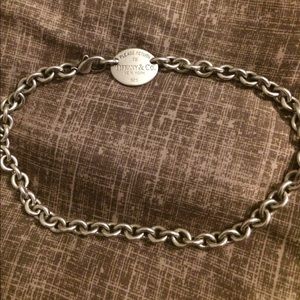 Tiffany Worn chocked necklace