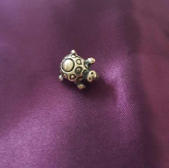 Pandora Silver Turtle Charm - Picture 1 of 3