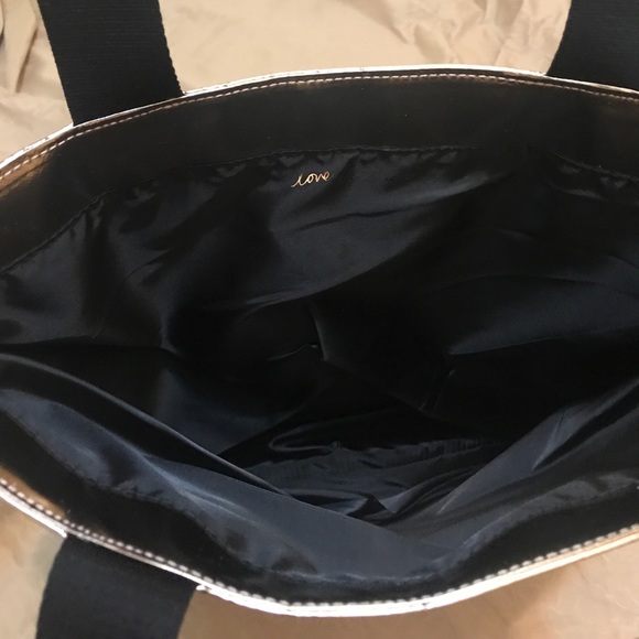 Victoria's Secret Rose Gold Tote Bag - Picture 3 of 4