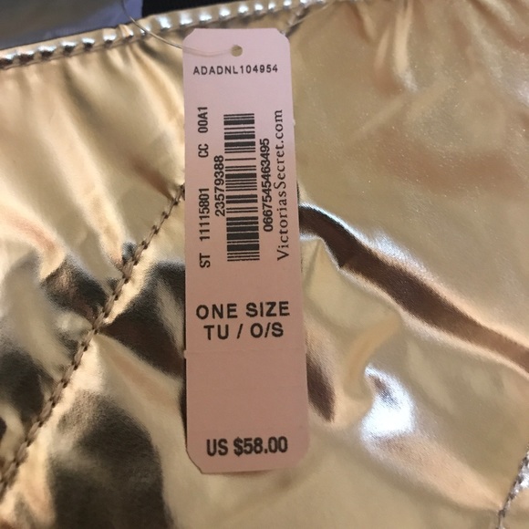 Victoria's Secret Rose Gold Tote Bag - Picture 4 of 4