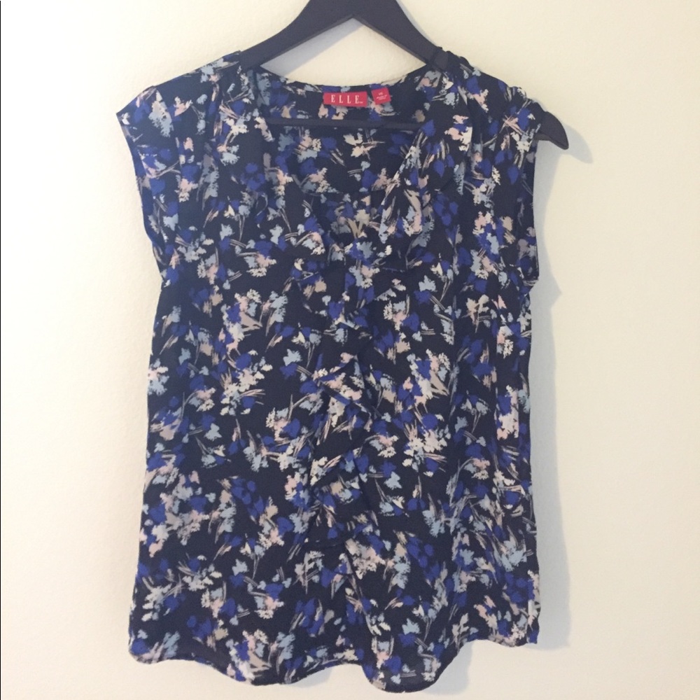 Elle Ruffle Floral Blouse