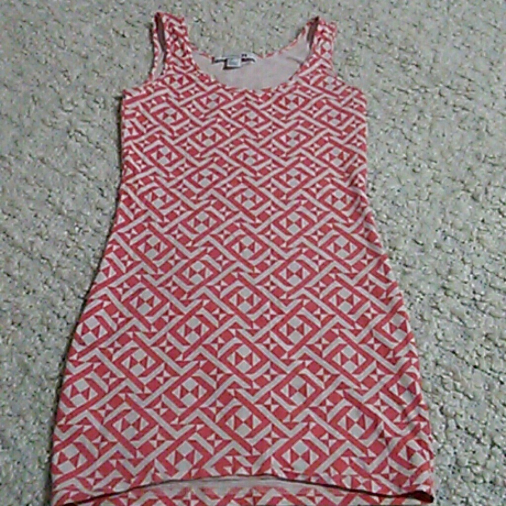 Geometric printed bodycon dress