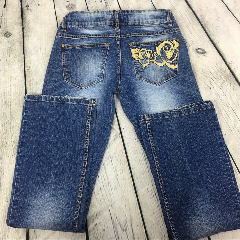 Southpole 3 Bootcut Jean Rose Pocket W28 x L31"