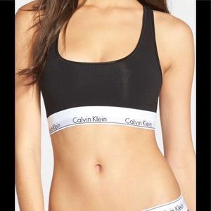 Calvin Klein cotton racerback bralette!