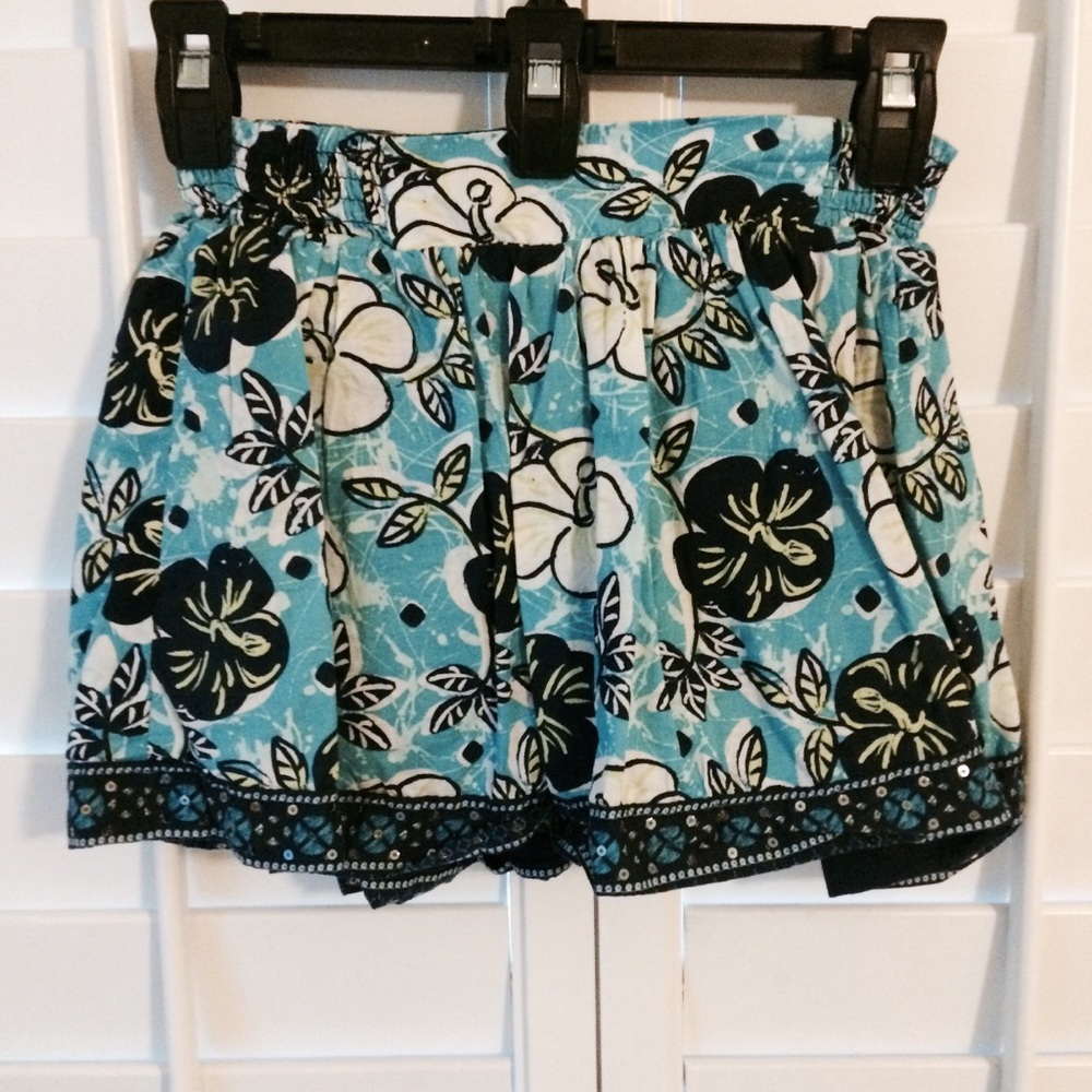 JUSTICE children's floral skirt