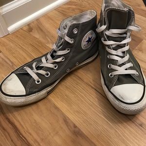 Grey Converse High Tops