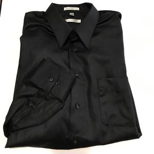 Black Geoffrey Beene Long Sleeve Dress Shirt