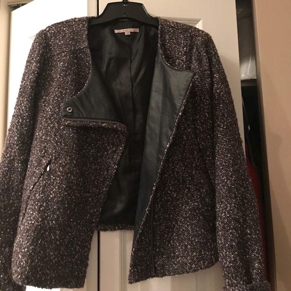 Gap tweed moto jacket