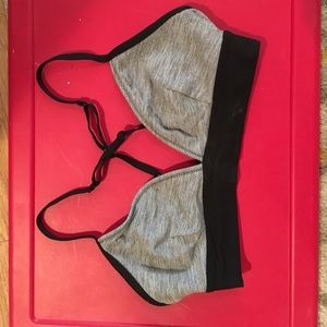 Lorna Jane Small Gray/Black sports bra!