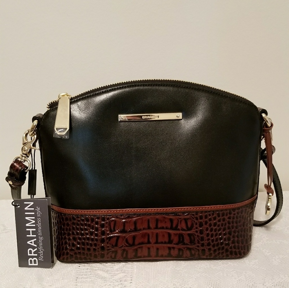Brahmin Mini Duxbury Tuscan Tri-texture Crossbody