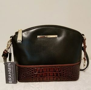 Brahmin Mini Duxbury Tuscan Tri-texture Crossbody