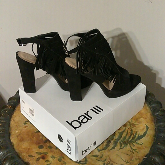 Bar lll Fridge Suede Sandal Heel - Picture 2 of 6