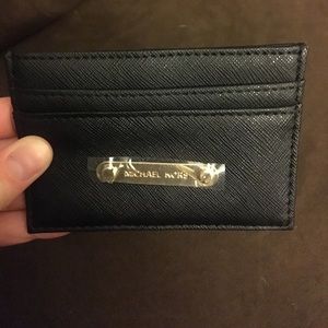 Michael Kors leather card case