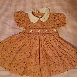 Floral smocked dress