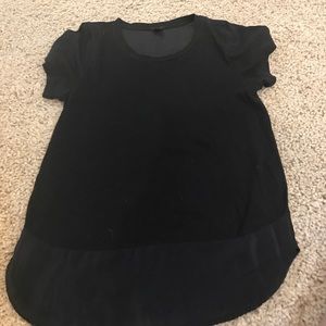 J. Crew t shirt with sheer back.