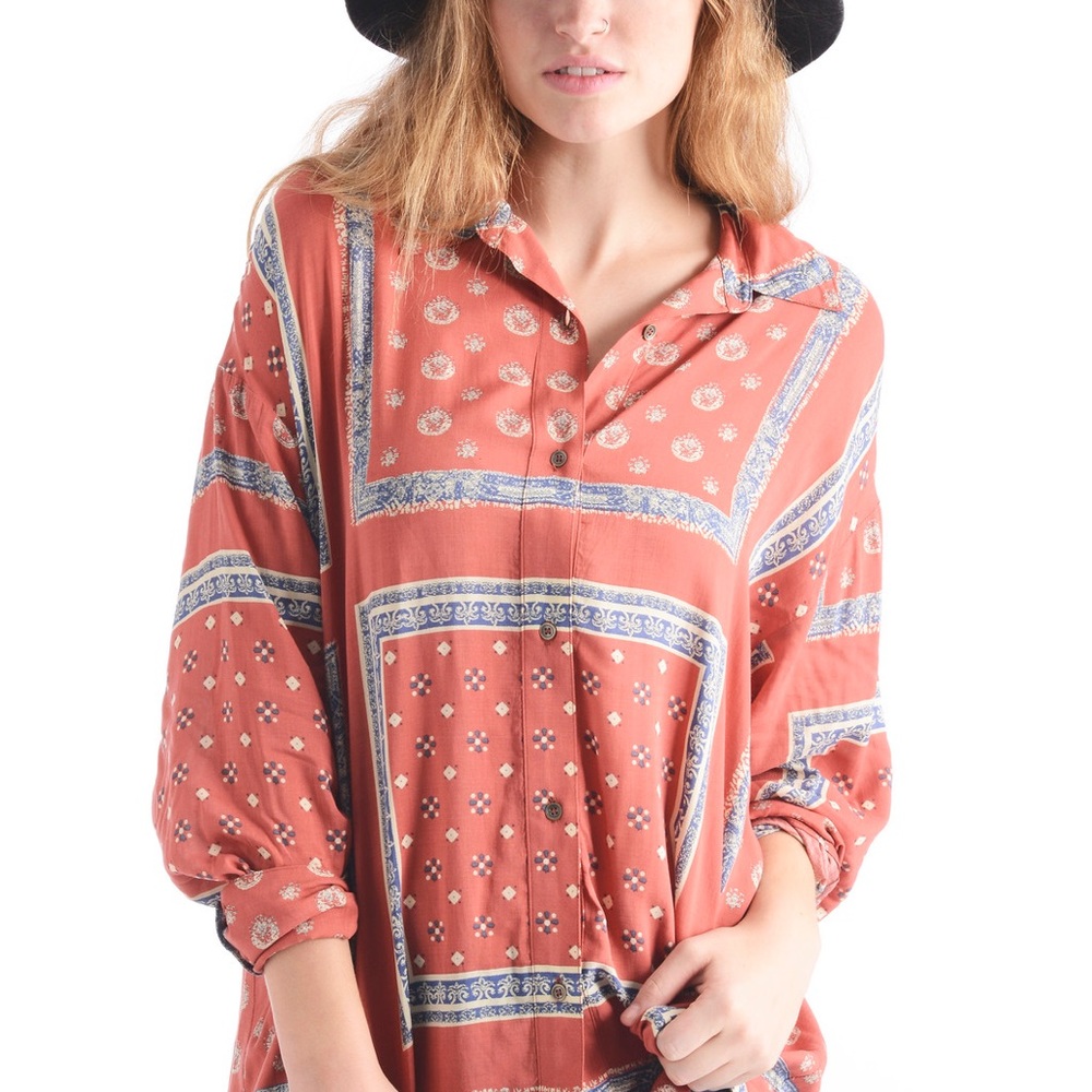 Free people button down
