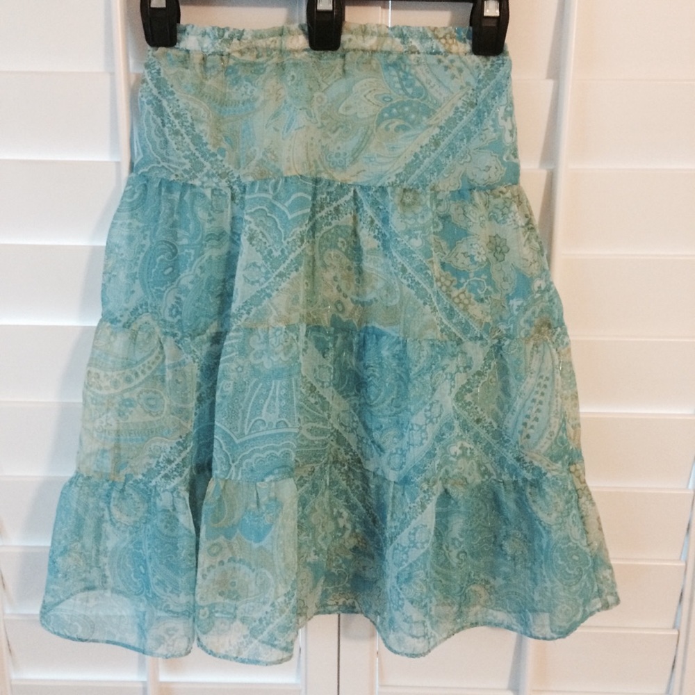 Children's floral skirt