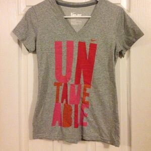 Nike gray dri-fit tshirt