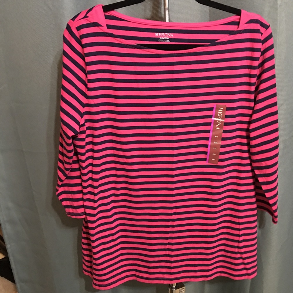 New women's Merona 3/4 sleeve top