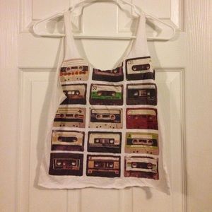 Cassette tapes tank top