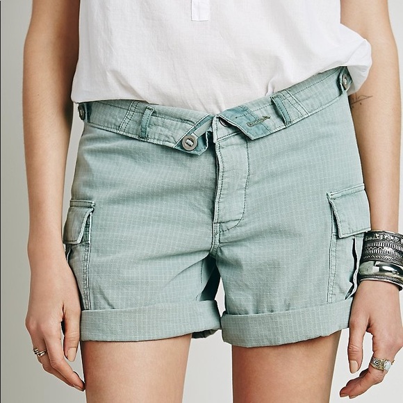 Free People Pants - New Free People Fold Over Cargo Shorts 28