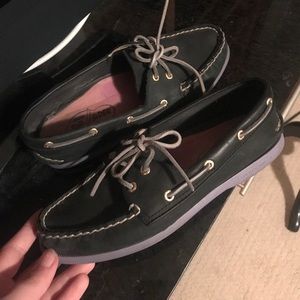 Navy Sperry Top Siders