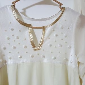 Indian floor length Long big chiffon gown