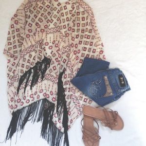 Tribal Print Kimono